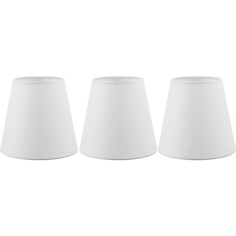Abat-jour en tissu de Style européen moderne, 3 pièces, abat-jour à clipser E14 pour lustre à bougie (1/4)