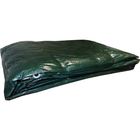 Bâche légère 170gr/m² Vert 6m x 10m (1/3)