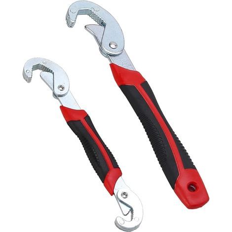2-Piece Adjustable Wrench Set, Universal Adjustable Wrench, Combination Wrenches with Large Opening 8-32mm, Adjustable Nut Wrenches for Plumbing and Machinery (1/5)