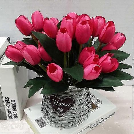 Un bouquet de 9 tulipes est un cadeau floral éclatant et frais, parfait pour les occasions spéciales. (1/5)