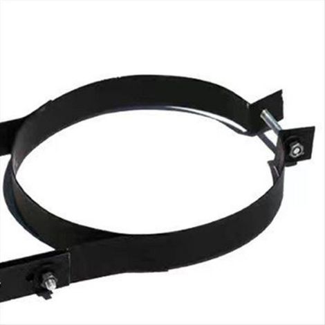 Support de Tuyau de Cheminée - Acier Inoxydable - Pour Conduit 150 mm - Réglable en Profondeur - Fixation Murale - 1 Pièce (1/5)