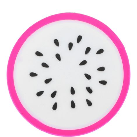Sous-verre en silicone en forme de fruit de dragon, dessous de plat pour table et cuisine (1/5)