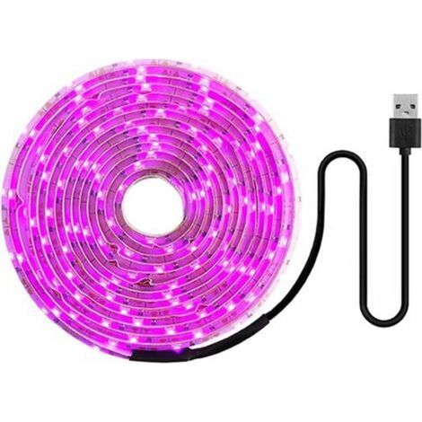 Lampe LED horticole 5V – Spectre complet 2835 SMD – 2m étanche pour croissance plantes – Économie d'énergie et installation facile (1/5)