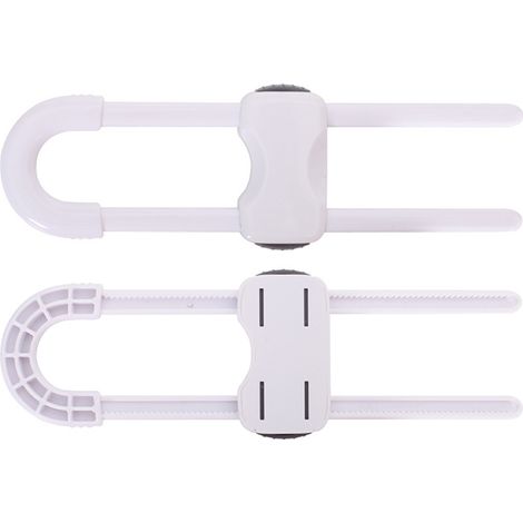 Refrigerator drawers, bathroom and kitchen cabinets can be equipped with child safety locks, U-locks and sliding locks. (1/5)