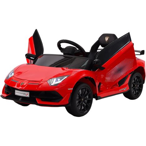 Voiture électrique pour enfants LT971 Lamborghini SVJ SMALL avec télécommande  Couleur: Rouge