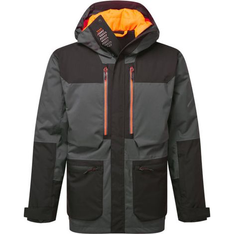 Parka EV4 para invierno de tejido elástico y aislante EV461 XL Gris metálico Altos
