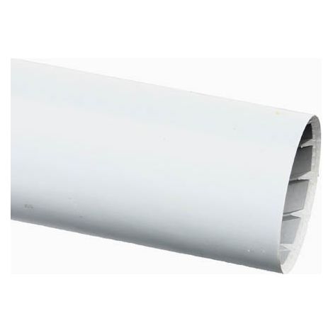 Nicoll – Tube PVC hélicoïdal acoustique pour eaux usées – Réduction nuisances sonores – Ø100mm – Longueur 2,6m – Épaisseur 3mm – Compatible ventilation 100mm