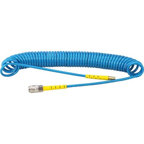 TUBO A SPIRALE IN POLIURETANO RACCORDATO 8 x   5 - mt 8  - UNIKO