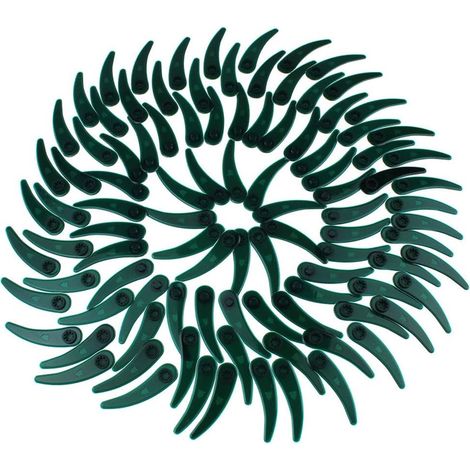 100Pcs Grass Strimmer Trimmer Blades for Bosch ART 23-18LI ART23-10.8Li ART 26-18LI ART 26-18LI+ EasyGrassCut 12-23 EasyGrassCut 12-230 UniversalGrassCut 18-26 UniversalGrassCut 18-260 (1/5)
