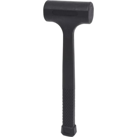 KS Tools 140.5255 Mazzuola in Gomma, Antirimbalzo, in Solido Poliuretano-Fibra di Vetro, Peso 940 G (1/4)