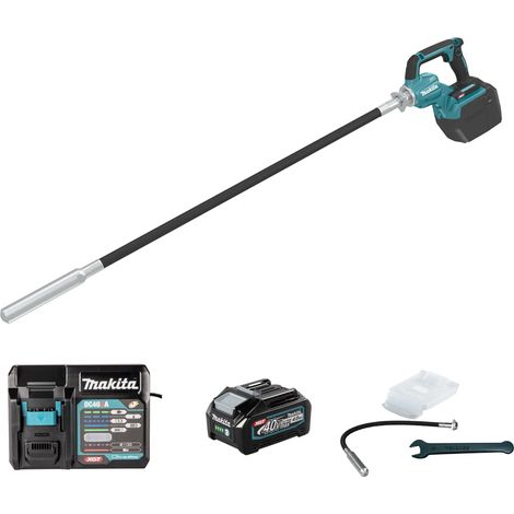 Vibrador de hormigón Makita VR004GM101 40 V 4 Ah