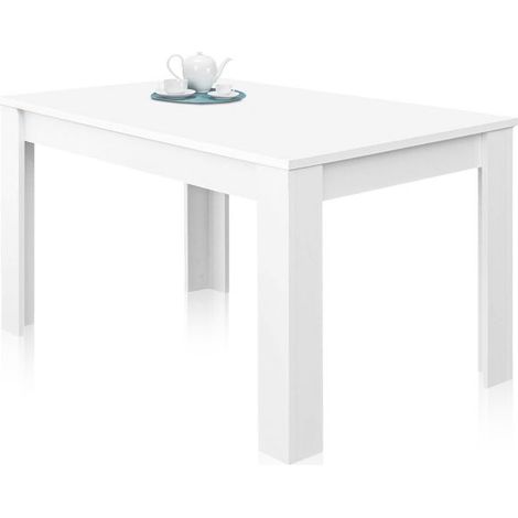 MESA COMEDOR EXTENSIBLE 90X140x190 CM BLANCO ARTIK (1/10)