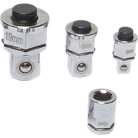 Adaptador llave carraca bgs cromo 10 13 19 mm (1/4)