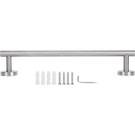 Support mural pour porte-serviettes de salle de bain en acier inoxydable