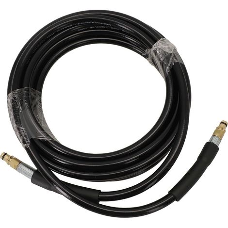 2.643-585.0 Tuyau de nettoyeur haute pression compatible avec Kärcher K2-K7 Series, 2610 PSI 180 bar, acier en caoutchouc pour tuyau de rechange tressé (5 m) (1/5)