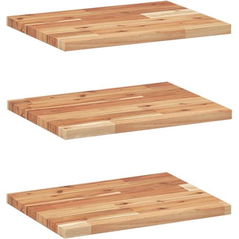 Étagères murales 3 pcs,Étagère flottante 60x30x2 cm acacia massif à l'huile CFW49556 (1/5)