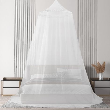 Moustiquaire d'extérieur voyage 250 x 900 x 60 cm, pour chambre à coucher, ronde, pêche, anti-moustiques (1/5)