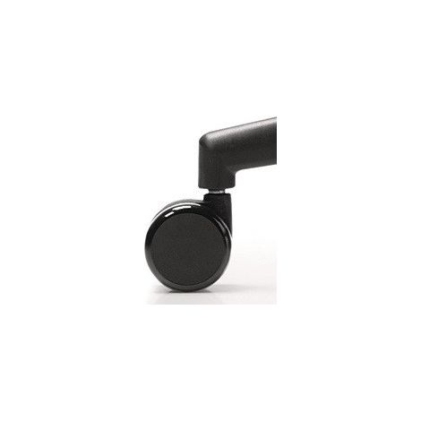 BD hard caster D.50mm per sedie da lavoro girevoli asse-L.25mm asse-D.10,5mm DAUPHIN