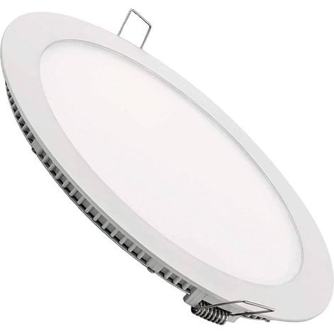 ZOLGINAH Set mit 1 LED-Einbauleuchte, rund, flach, 1800 Lumen. Treiber inklusive (170 mm, 12 W, 6500 K, Kaltweiß). (1/5)