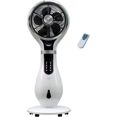 DCG VE1860TT Standventilator mit Nebel, Timer und Fernbedienung, 40 cm