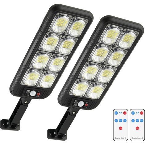 LED-Solarleuchte für draußen, 200 LED-Solarstraßenlaterne für draußen mit Bewegungsmelder, IP65 wasserdicht, 3 Modi, leistungsstarker Solar-Flutlichtstrahler für den Außenbereich für den Garten (1/5)