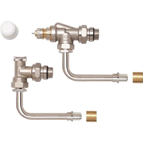 Kit hydrocablé équerre inversée RA-IN Danfoss - Coude orientable - A Glisser- 16 mm (1/4)