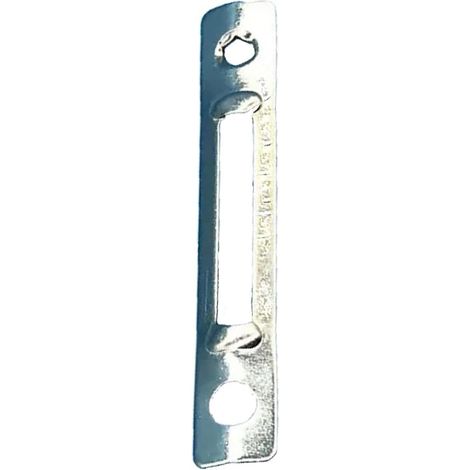 Serrure à mortaiser longue plaque de gâche, loquet de porte universel, serrure de gâche en alliage d'aluminium, pièces de porte de rechange – 77 x 12,5 mm (1/5)