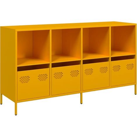 Maison Exclusive - Aparador acero laminado en frío amarillo mosta