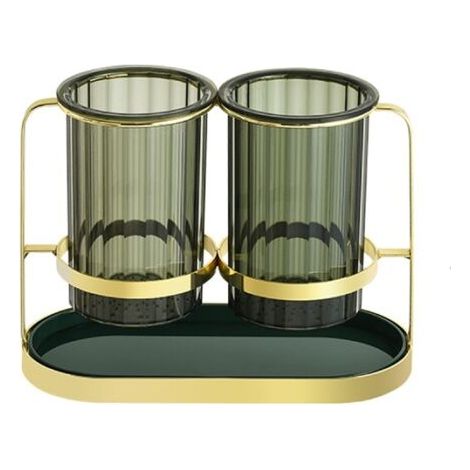 Porte-baguettes de rangement multifonctionnel, égouttoir à couverts de luxe cuillère fourchette baguettes support de rangement (1/5)
