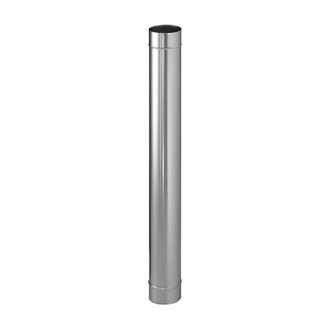 Prima Plus Rohrelement 1000 m. Doppelmuffe, Durchmesser 80mm