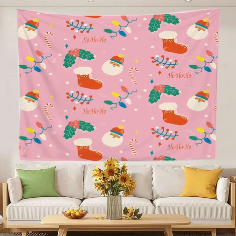 Tapisserie d'extérieur bohème, décoration murale à séchage rapide 100x75cm (1/5)