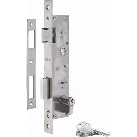 Thirard – Serrure encastrable électrique pour porte d'entrée – Axe à 30mm – Entr'axe 92mm – Coffre acier – Têtière inox – Demi-tour réversible (1/5)