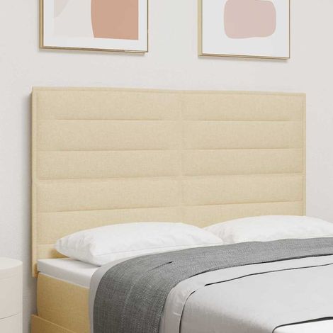 Kopfteil Creme 144 cm Stoff