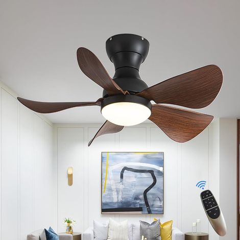Ventilateurs de Plafond Avec Lumières Et Télécommande 6 Vitesse Ventilateur Lumière Plafond 3 Couleur Réversible Silencieux Ventilateurs de Plafond Modernes Avec Despes, 29 Pouces A Mené Le Min (1/5)