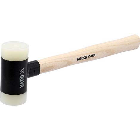 Schonhammer Kunststoff Hammer Ausbeulhammer Rückschlagfrei L 348 mm Ø 45 mm 490g (1/6)