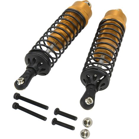 2 amortisseurs avant et arrière pour camion RC JLB série 1/10, suspension jaune (1/5)