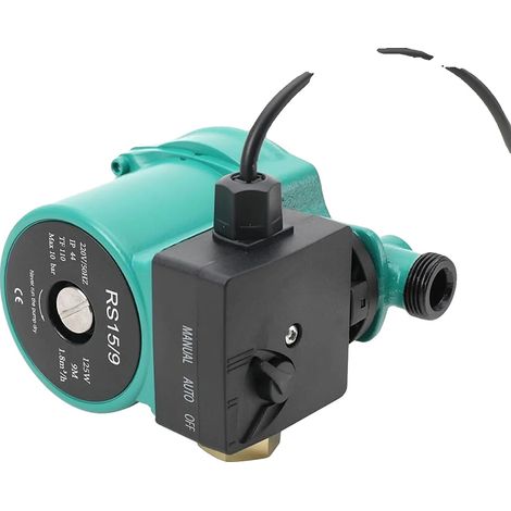 Pompe de circulation, puissance de 125W, débit maximum de 1,8m³/h, hauteur de refoulement maximum de 9m, entrée/sortie NPT 3/4", modes de contrôle doubles (1/5)