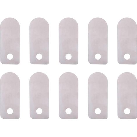 10 Stück Ventilplatten für leise, ölfreie Luftkompressoren, Aluminium-Zubehör, Ersatzteile (kurze Ventile)