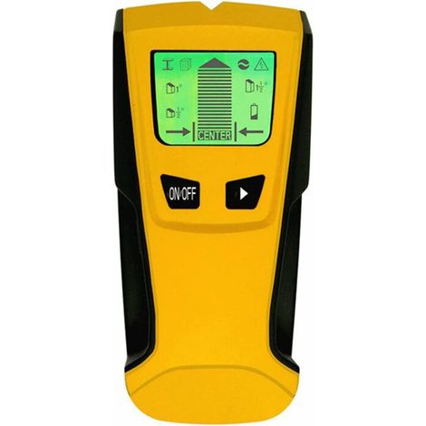 Détecteur de Mur 3 en 1, Scanner Électronique de goujons, Détecter Métaux, Fils Électrique, Humidité, Studs en Bois dans Murs, Sols et Plafonds, Bip sonore, Écran LCD Rétroéclairé (1/5)
