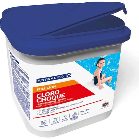 ASTRALPOOL dicloro granulado 5 kg 55% 11394 astral , Dicloro Granulado 5 Kg 55% 11394 de la marca Astralpool. (1/2)