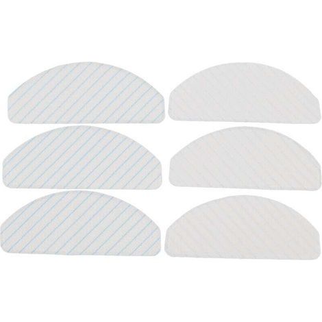 Chiffon de vadrouille pour aspirateur Yeedi Vac 2pro, tampons de nettoyage, pièces de rechange, accessoires de balayeuse, 6 pièces (1/4)
