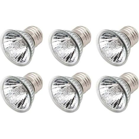 Ampoule chauffante 25W pour tortues, UVA et UVB, pour reptiles, lézards, tortues et aquariums (lot de 6) (1/4)