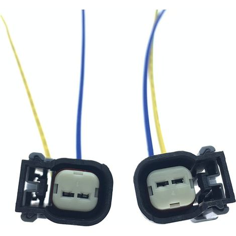 Connecteur de faisceau de câbles compatible avec les injecteurs et buses de carburant JAC Heyue, Geely King Kong Panda, Englon SC7 et Emgrand EC7 -- JB1791-2P
