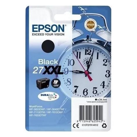 EPSON Cartouche T2791 - Reveil - Noir XXL (1/2)
