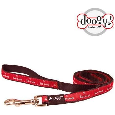 Laisse relax Doogy Good Dog : Rouge (1/5)