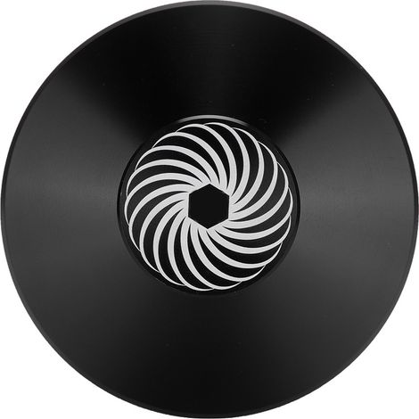 Disque vinyle stabilisateur plateau tourne-disque poids en aluminium - Noir (1/5)