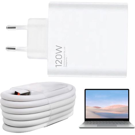 Chargeur USB C, Bloc Chargeur Rapide,Tête De Charge Rapide 120W 6A pour Téléphone,Adaptateur De Chargeur avec Câble De Charge 120 W,Accessoires De Produits Électroniques pour Voyage d'affaires