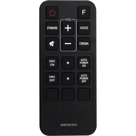Remplacer la TéLéCommande AKB74815311 pour Barre de Son LG LAS260B LAS160B LAS454B 45A1-D (1/4)