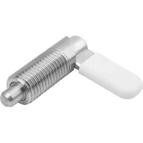 KIPP Sperrriegel M20 D=8 Edelstahl blank Form C mit Gewindehülse Kappe (1/3)
