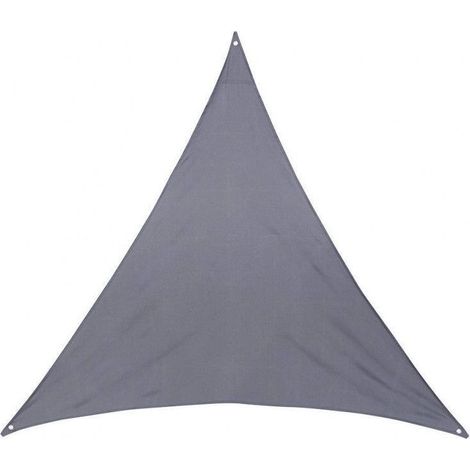 Toile solaire triangle "Anori" - 300 x 300 x 300 cm - Polyester - Gris - Livraison gratuite (1/4)